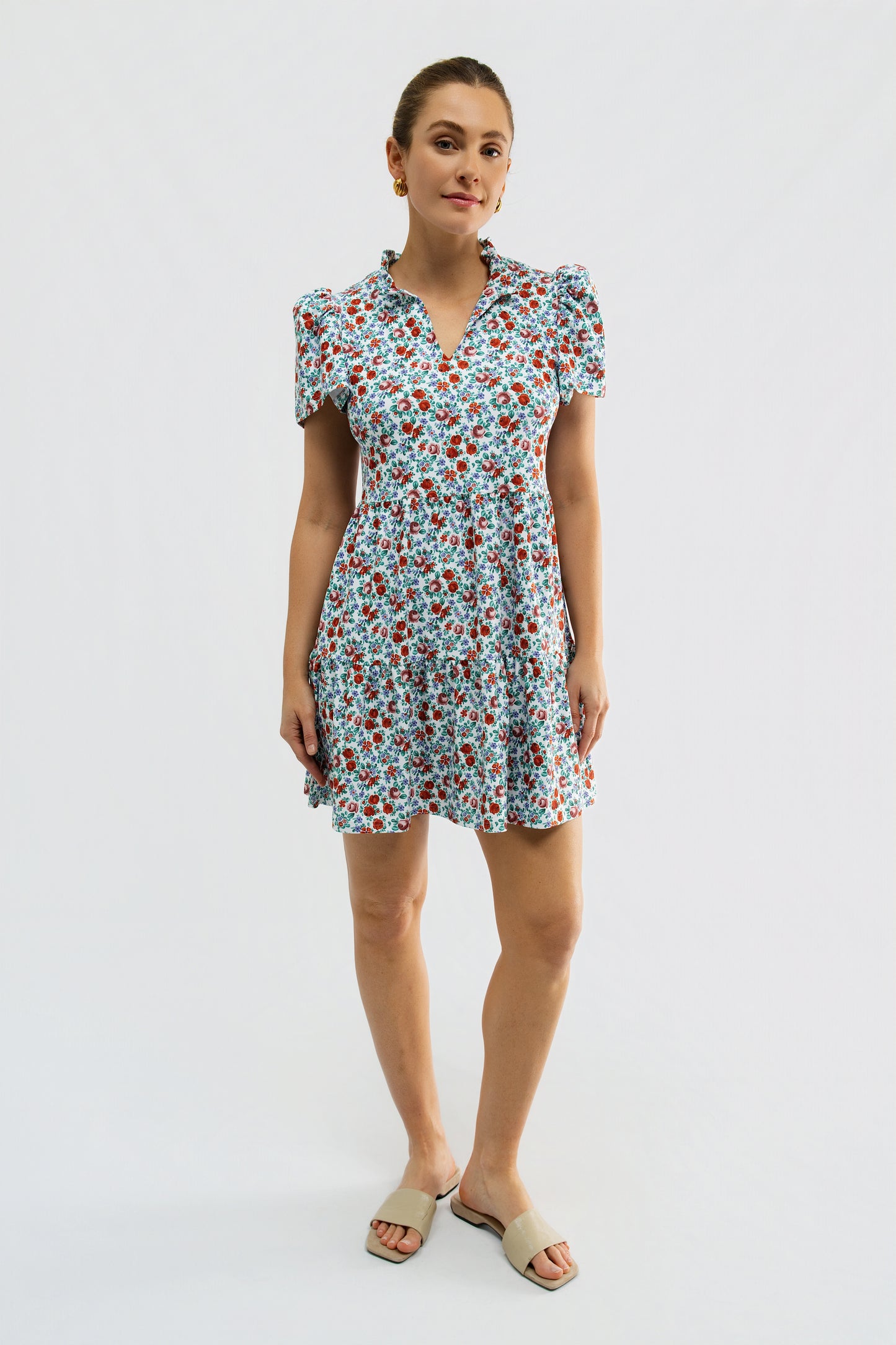 Navy Dress - Italian Porcelain